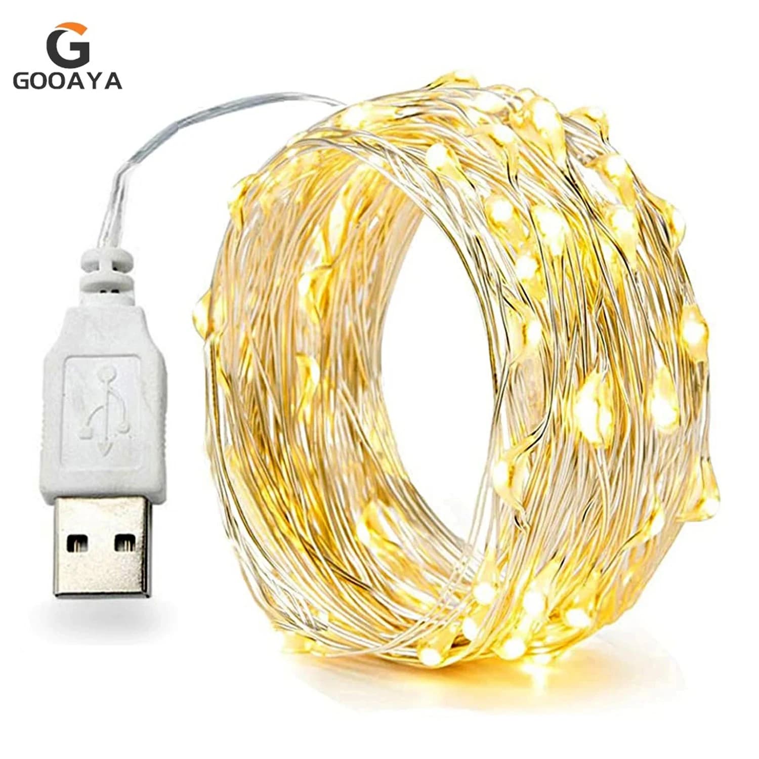30M 10M USB Waterproof LED Lights String Wire Copper Fairy Garland Christmas Lamp Wedding Party Christmas Lighting Garland