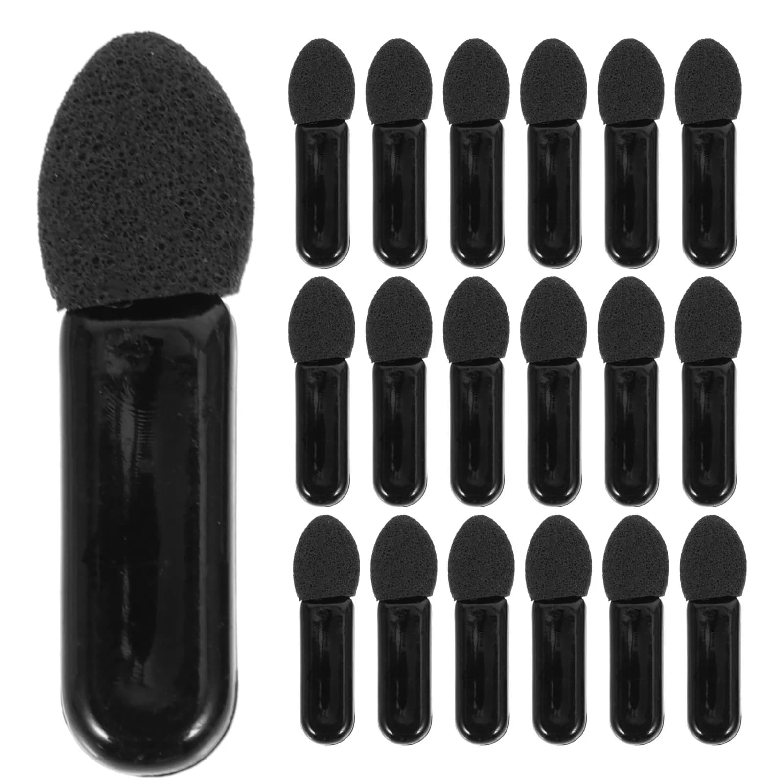 100Pcs Eyeshadow Applicator Sticks Premium Soft Tip Makeup Tool for Easy Blending No Powder Fallout Portable Compact Beauty
