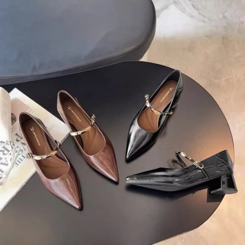 Spring/Summer New Style Fashionable Silver Pointed-toe High Heels Women's Elegant Bow Shallow Mouth Floating Single Shoe Dress