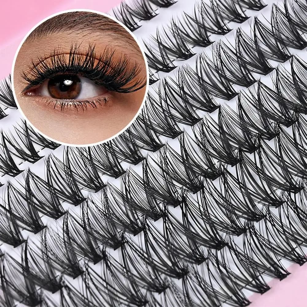 Extended licenses Designers Also Selected These Stock Illustrations Kit Extension Finte Effect Natural 12 File, Ciuffetti Design, Inclusive Sticker and Sealant, Wispy Style, Makeup Tools