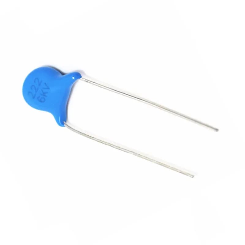 10pcs/lot 6KV 222 High-voltage ceramic capacitors 6KV 6000V 2200P 222M 222 In Stock