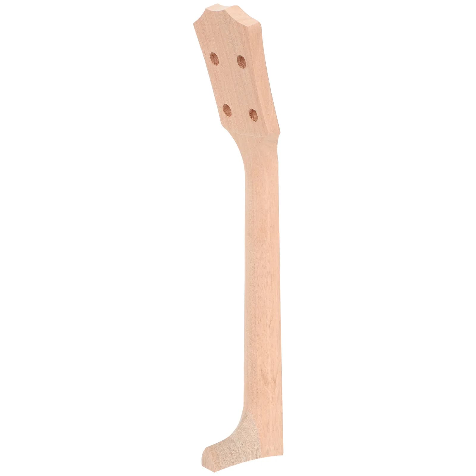 Manico per Ukulele da Concerto Grezzo Fai-da-te, in Legno Naturale, Leggero, Portatile, Sicuro per Bambini e Genitori
