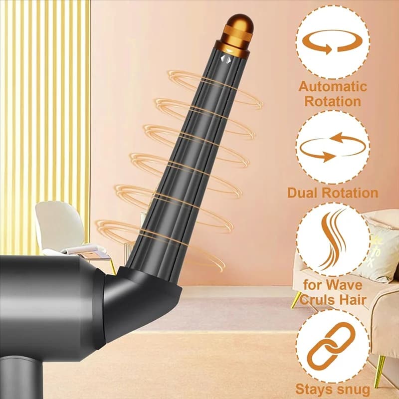 AB43-For hairdryer accessories Dyson Long barrel fitting and adapter Supersonal accessories Gold