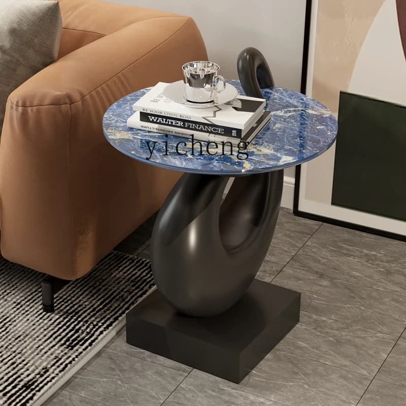 ZKgeometric opere d'arte bordo pochi divani ad angolo di lusso di fascia alta leggeri e creativi pochi ornamenti francesi in marmo dal pavimento al soffitto giardino fatato