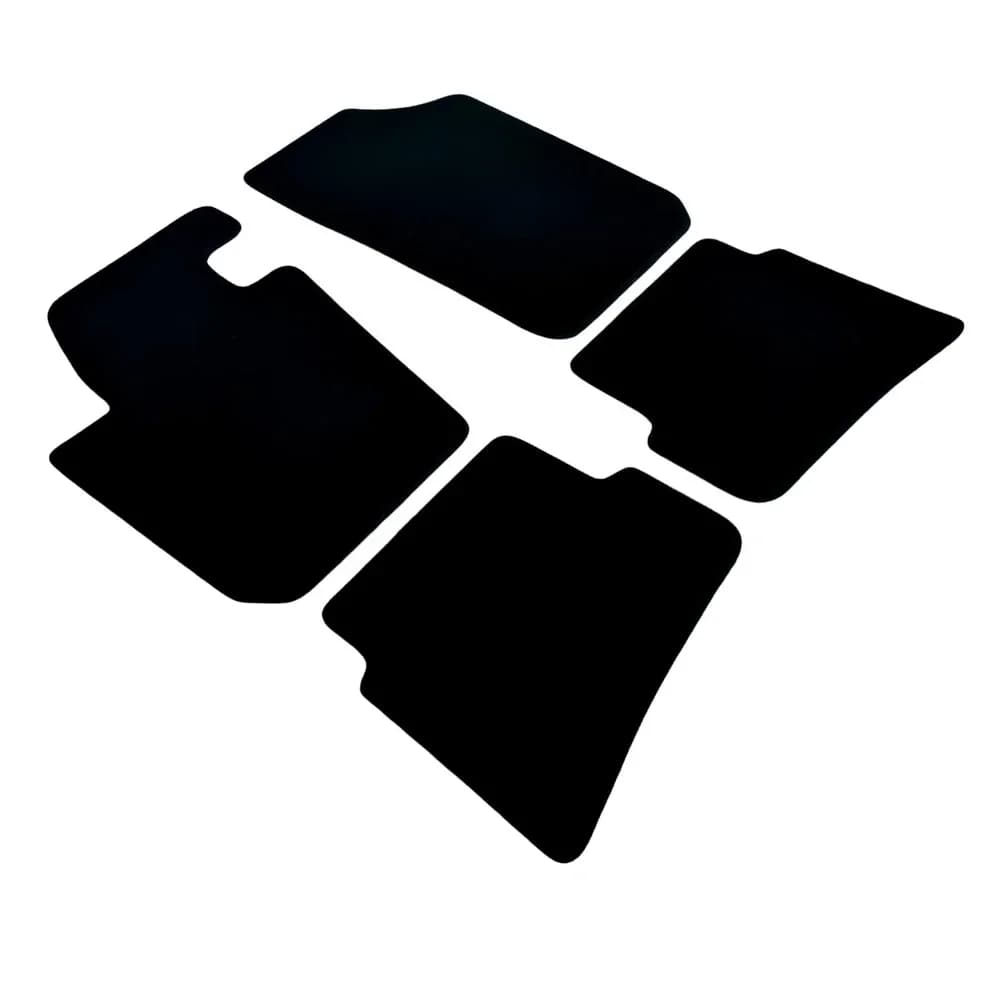 Original Velvet Car Mats for Seat Ibiza from 2008 to 2017 Waterproof black carpets Automatic lining