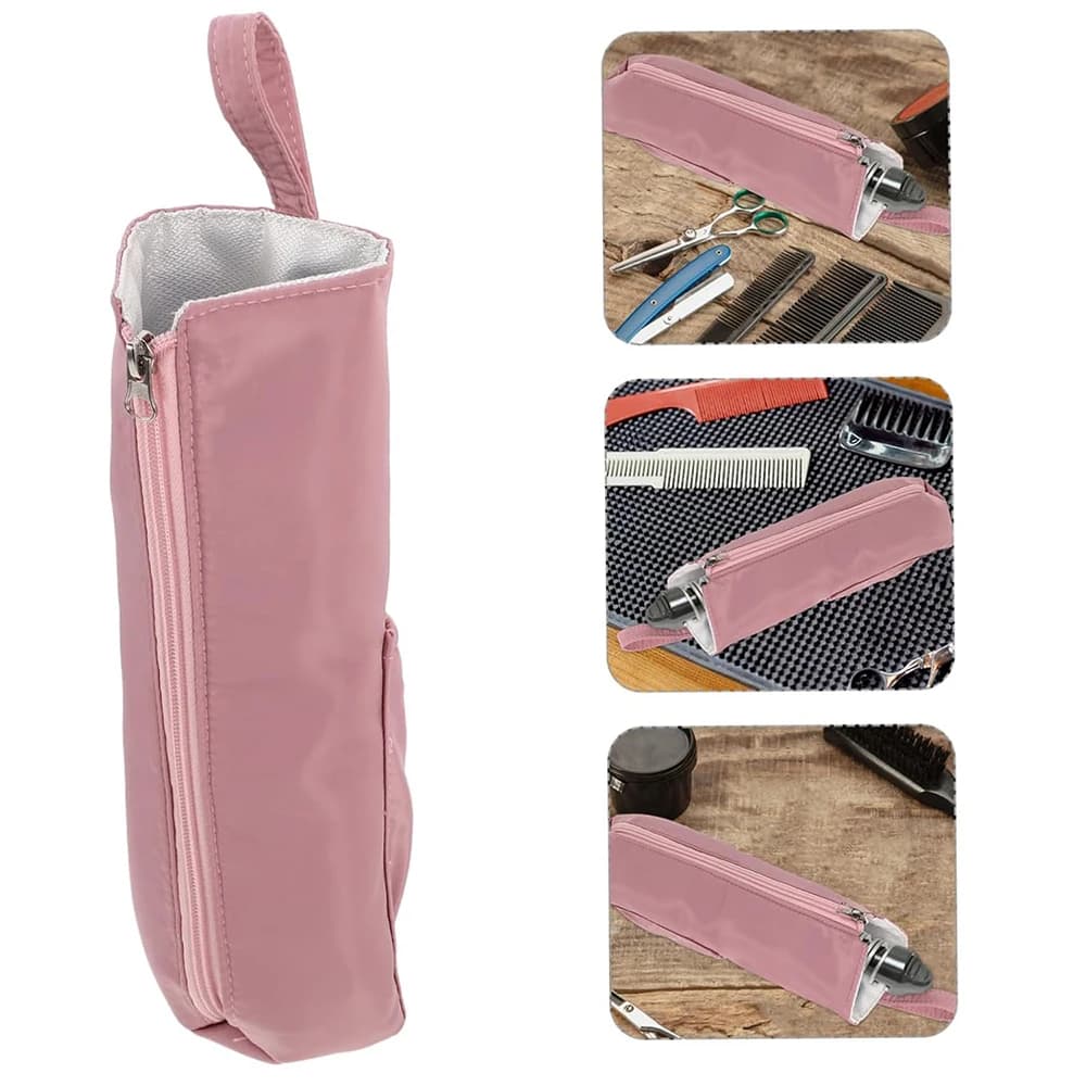 Waterproof Portable Bag for Hair Dryer, Heat Resistant, for Iron Curly Hair and Plate