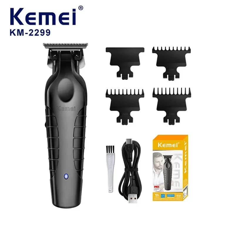 Kemei 2299 Electric Haircut Man Professional Adjustment Cordless Barba/Tagliahair Rechargeable Haircut Machine