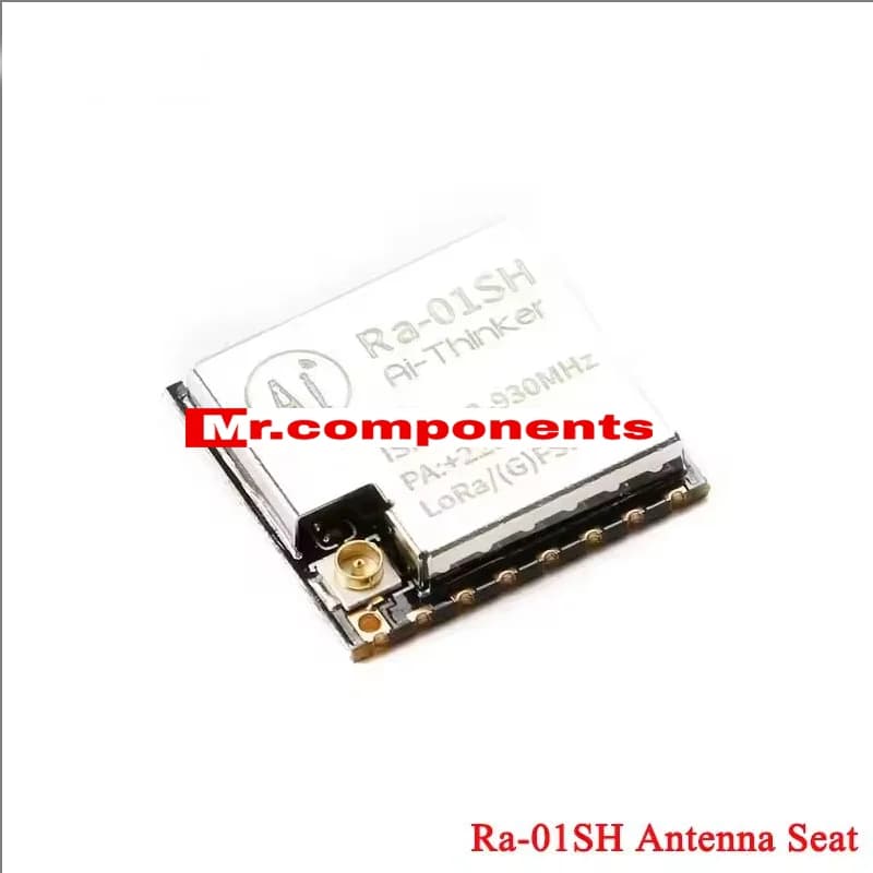 Modulo Wireless LoRa RF WIFI SX1262 Ra-01SH -P, Frequenza Radio 803-930MHz 868MHz/915Mhz, Antenna con Interfaccia SPI, Nuovo Ra01SH