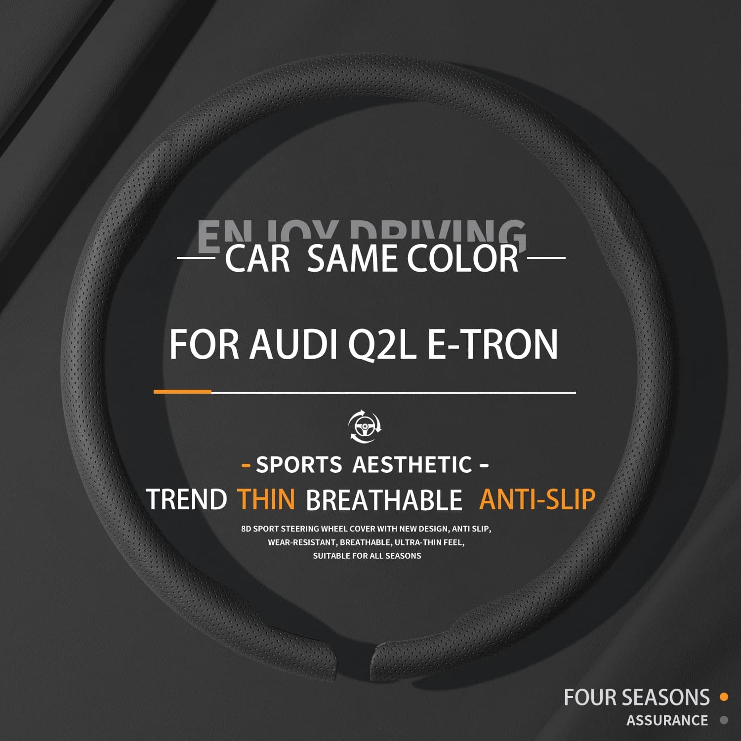 Suitable for Q2L E-TRON, High Range Sports Car Cover, Interior Accessories for All Seasons, Breathable and Non-slip