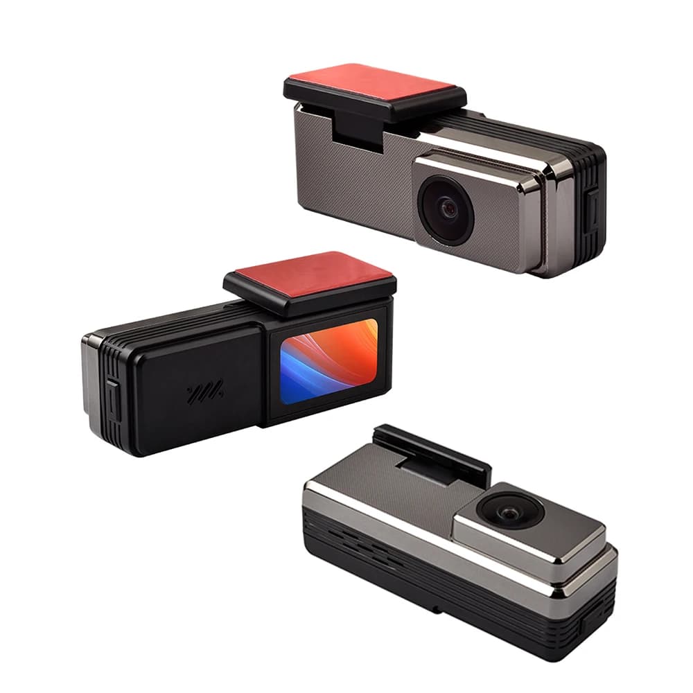 Dash Cam a Doppia Lente Anteriore e Posteriore, Visione Notturna 1K, ADAS, Monitoraggio Parcheggio 24H, WiFi, Time-Lapse, G-Sensor