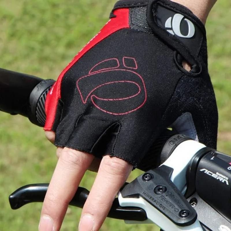 New Cycling Gloves Mezze Dita, Sports Gloves in Gym and Fitness Gel, Anti- Shock Gloves for Men, MTB, Road Bike, Fishing