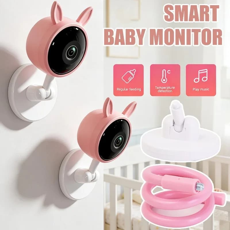Baby Monitor Tuya Smart Wifi Telecamera di Sorveglianza Video Senza Esposizione al Rosso, Protezione Sicurezza Bambini, Controllo Remoto Bluetooth