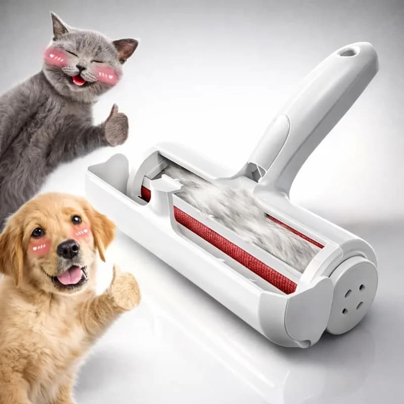 New One Hand Operate Pet Hair Cleaning Tool Pet Hair Remover Roller Self Cleaning Lint Remover for Dog Cat