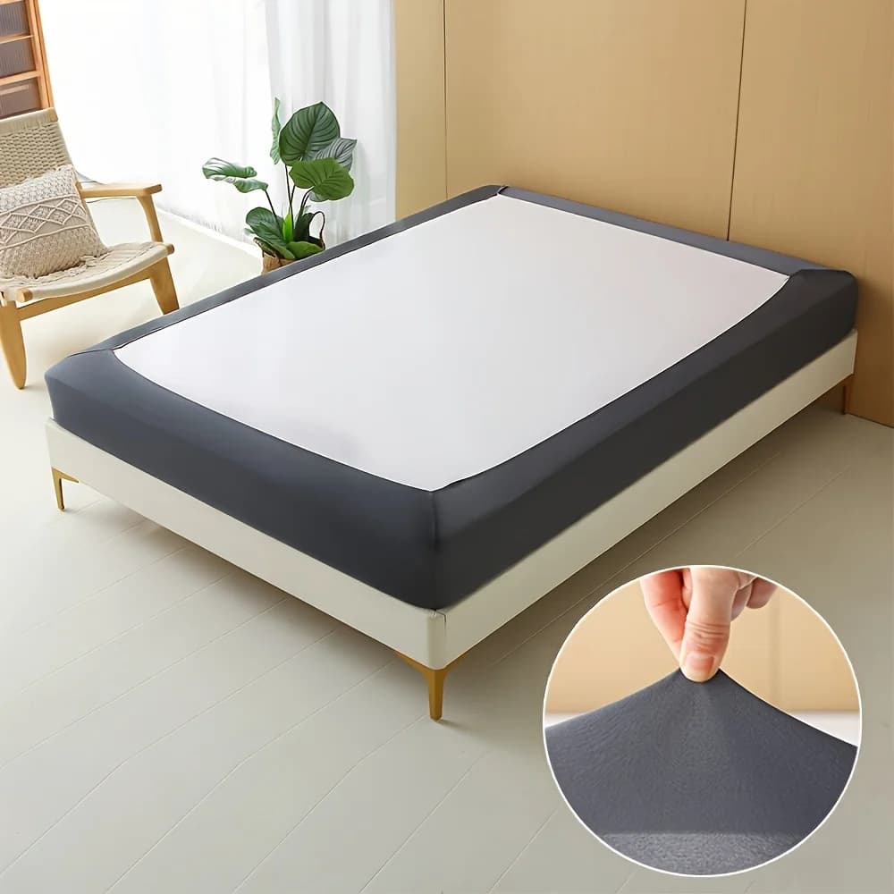 Stretchable Bed Skirt Non-Slip Design, Ultra-Soft Bed Cover Replacement, Machine Washable for Bedroom, Living Room