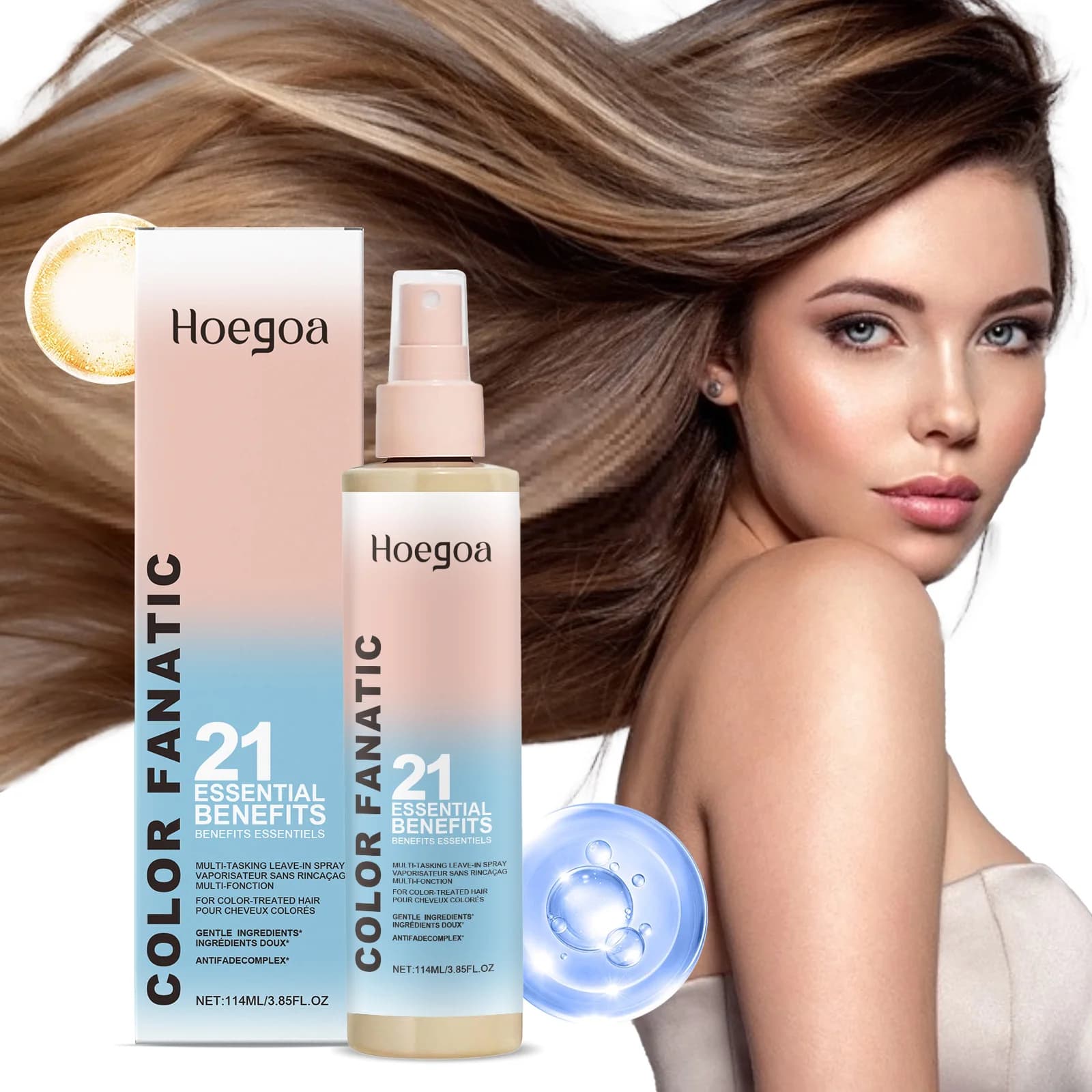 Hair polishing spray for permanent dyeing Hair damaged Anti rupture crack reduces loss of deep nutrition Product to smooth hair