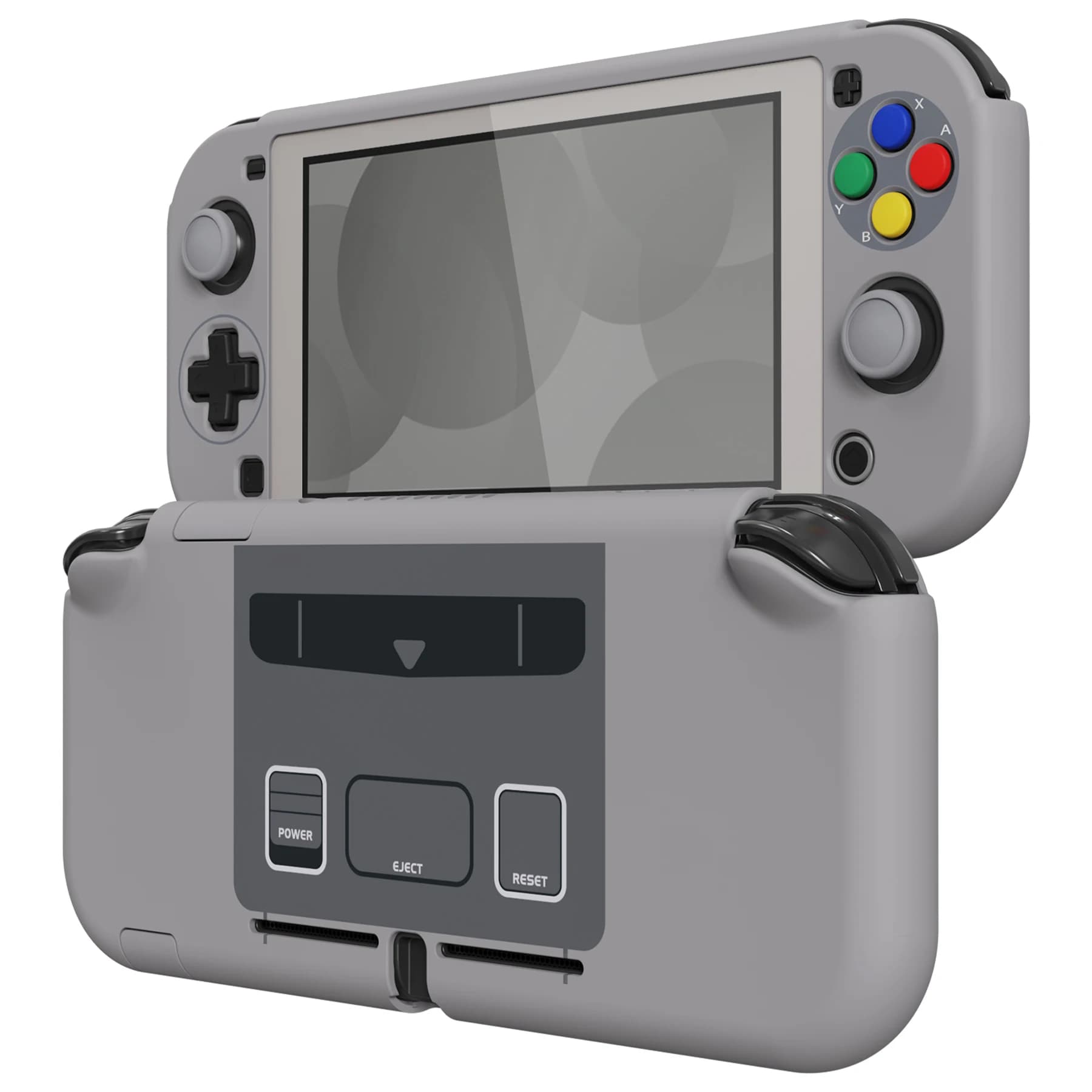 Custodia protettiva PlayVital per NS Switch Lite con protezione per lo schermo e impugnature per il pollice - 4 stili classici