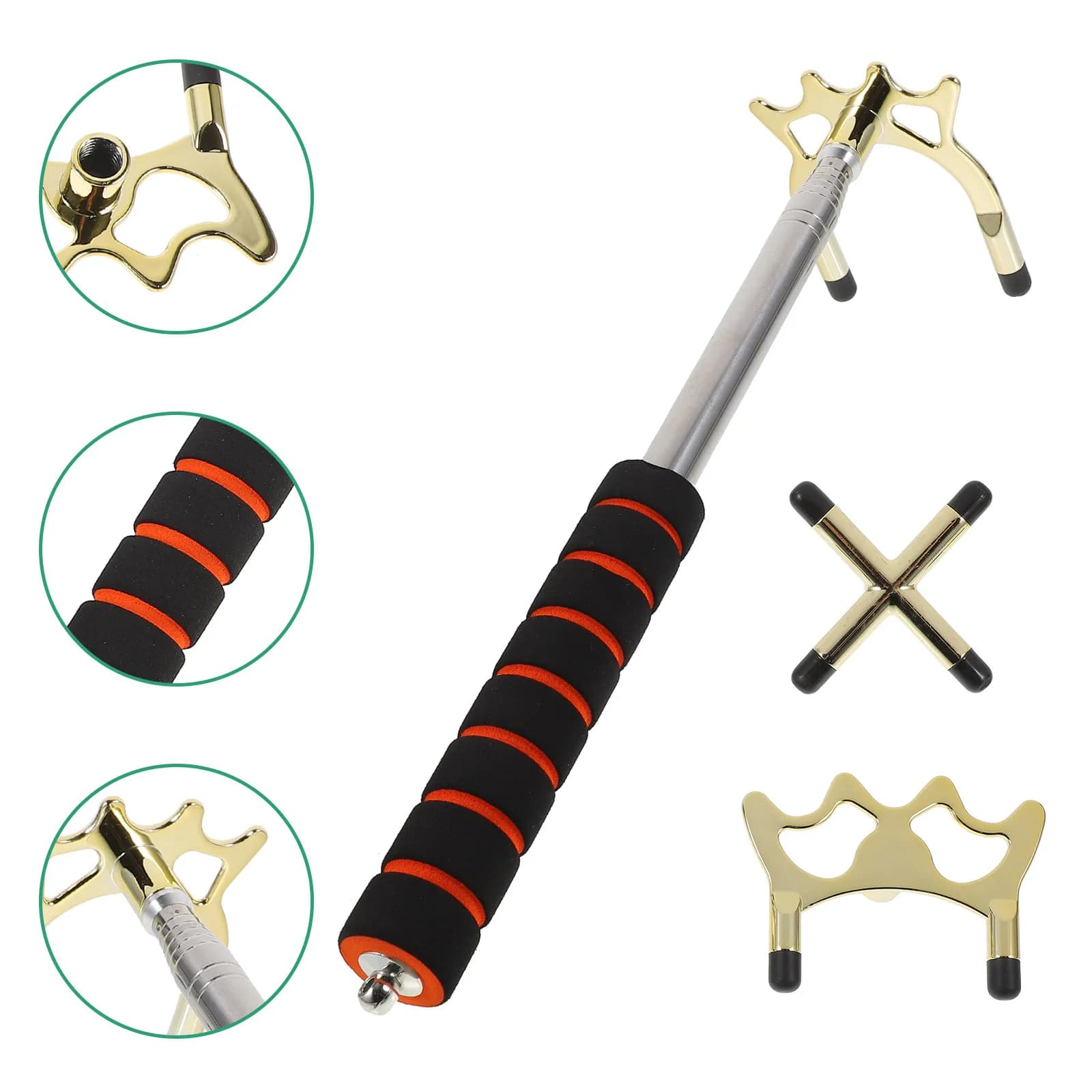 Set di Accessori per Biliardo, Ponte in Metallo Portatile per Stecca da Biliardo, Attrezzatura per Tavolo da Biliardo
