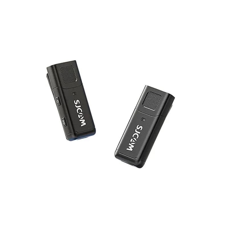 SJCAM 2PCS Wireless Lavalier Microphone For SJ6 Ultra/SJ30 Action Camera Clear Voice Recording 4-Hour Battery Life