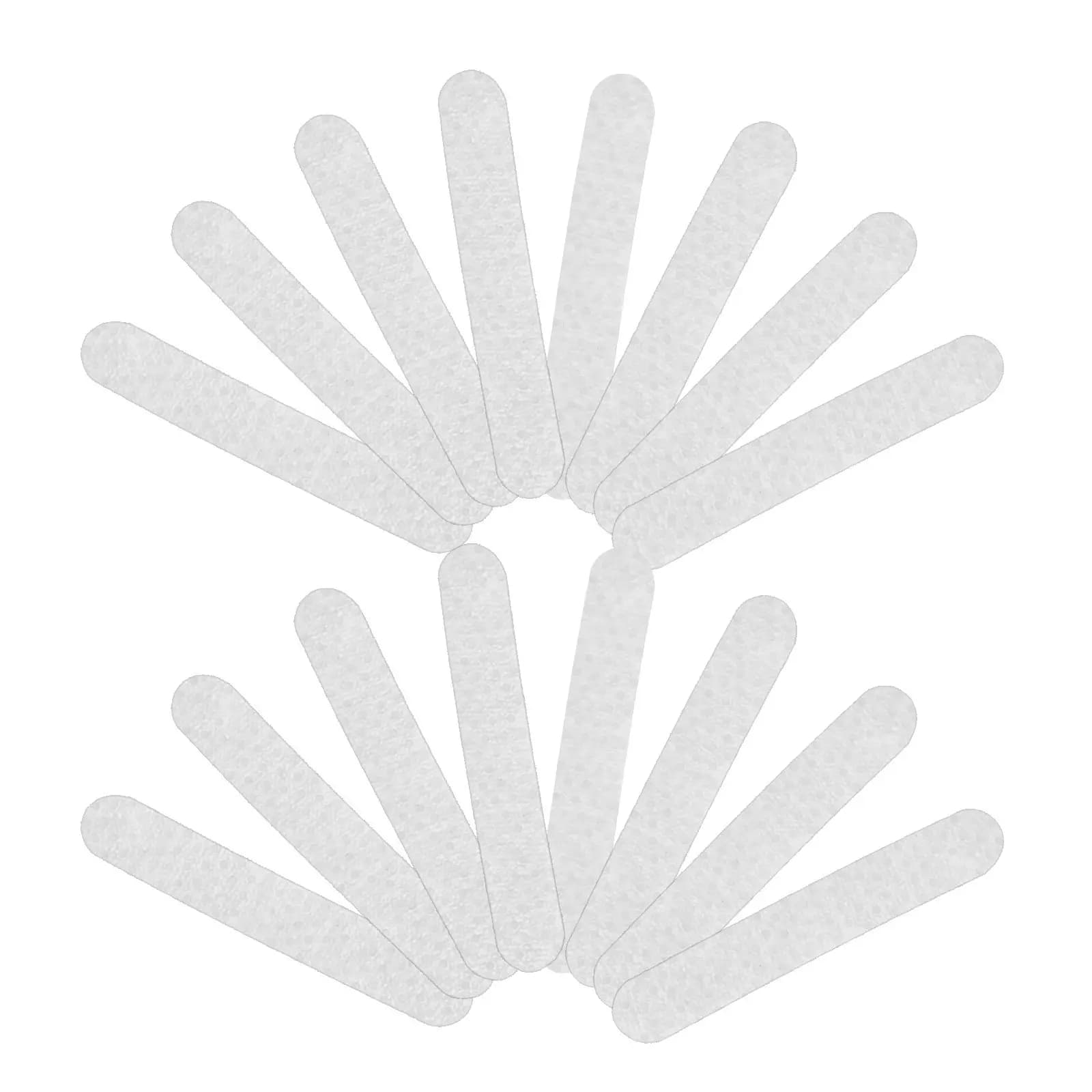 100 Pezzi Strisce Adesive in Silicone Antiscivolo per Appendiabiti, Supporti per Abiti su Grucce in Legno e Plastica, per Armadi e Organizzazione