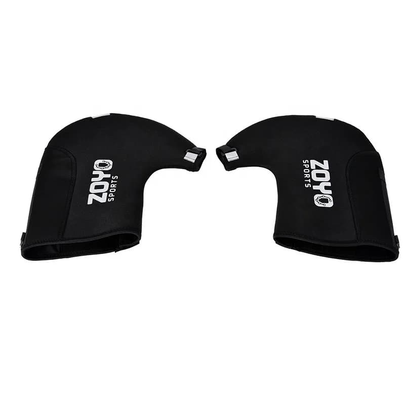 Guanti da manubrio invernali Guanti da ciclismo con dita intere in pelle unisex riflettenti resistenti al freddo impermeabili antivento per