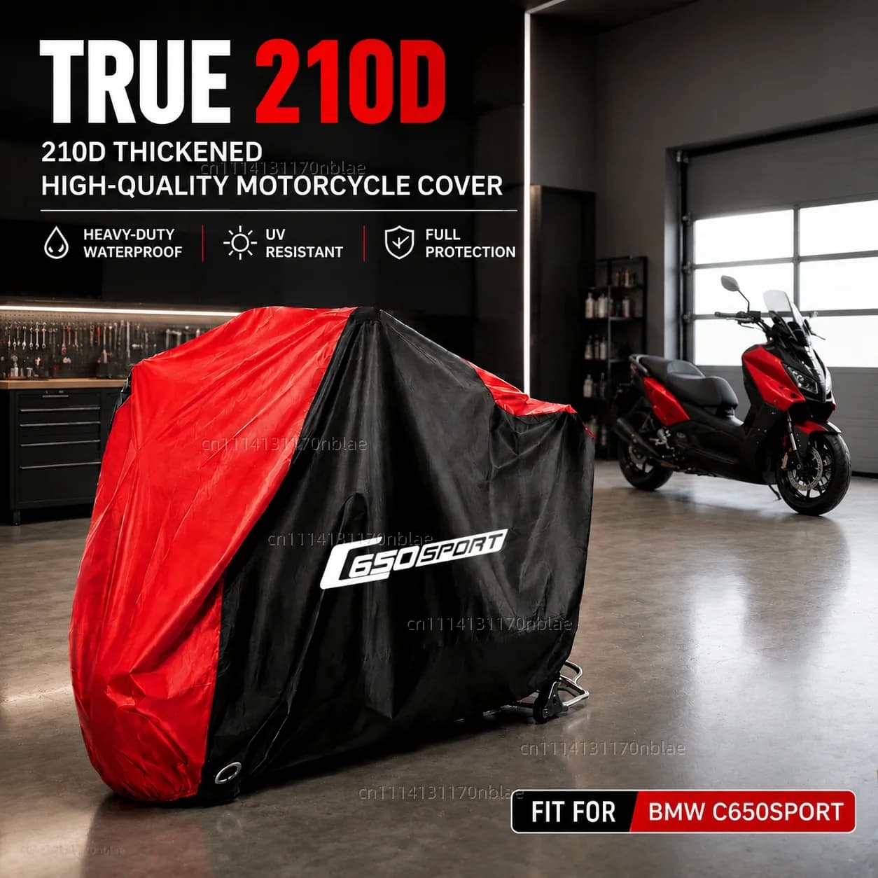 For BMW C650 SPORT C650GT C 650 GT 2012-2020 210D Motorcycle Cover Waterproof Season Dustproof UV Protection Moto Rain Cover