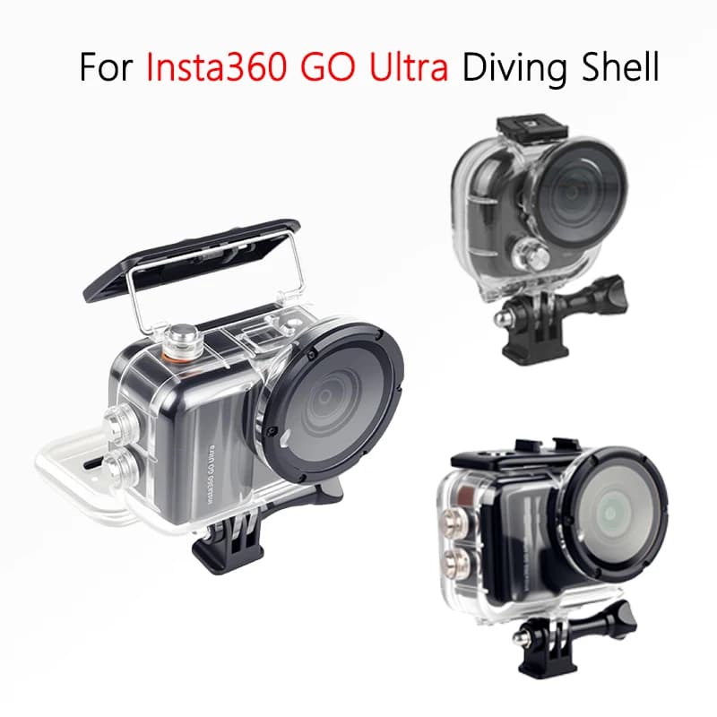Waterproof Case for Insta 360 GO Ultra 50M Housing Diving Protective for Insta360 GO Ultra Camera Underwater Cover Accessories