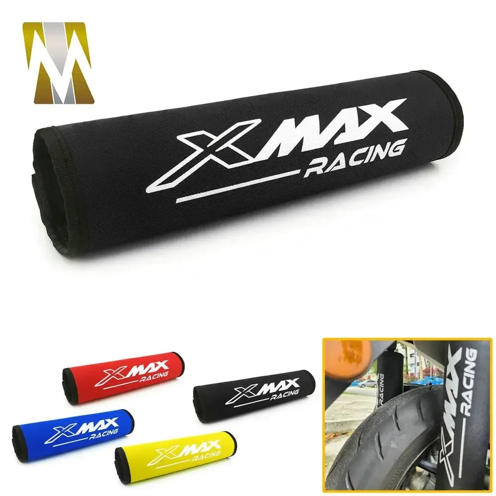 Moto XMAX Ammortizzatore Copertura con Striscia Riflettente Lavabile a Base di Gomma di Fissaggio Per Yamaha Xmax 250 300 400 2013-2023