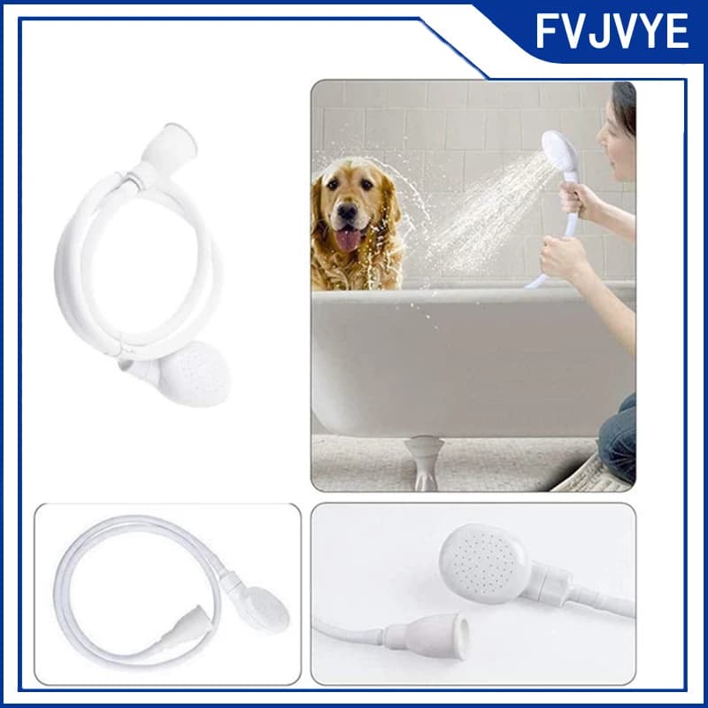 ABS dog pet shower set Bath Sprayers for people and pets shower head hose bath tube hair dresser shampoo shower A5