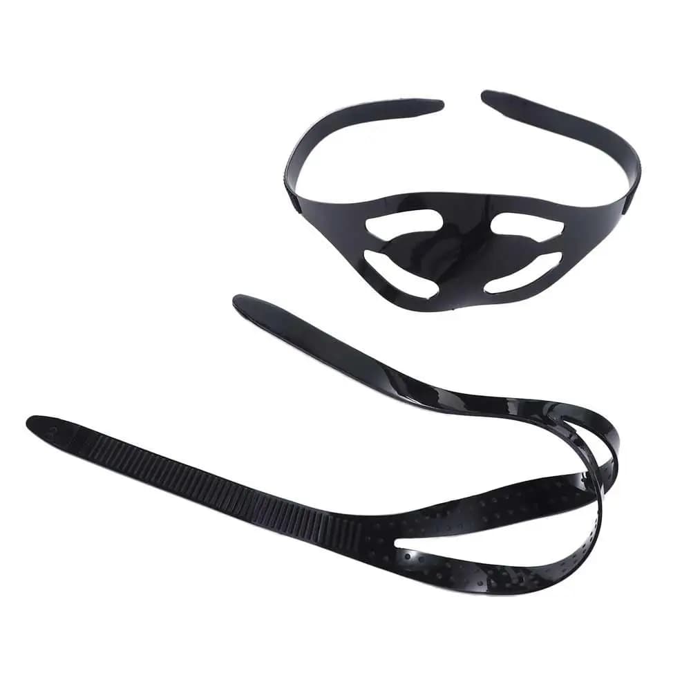 Adjustable Diving Mask Strap Swimming Glasses High Elasticity Snorkeling Strap Replacement Soft Black Diving Rubber Strap