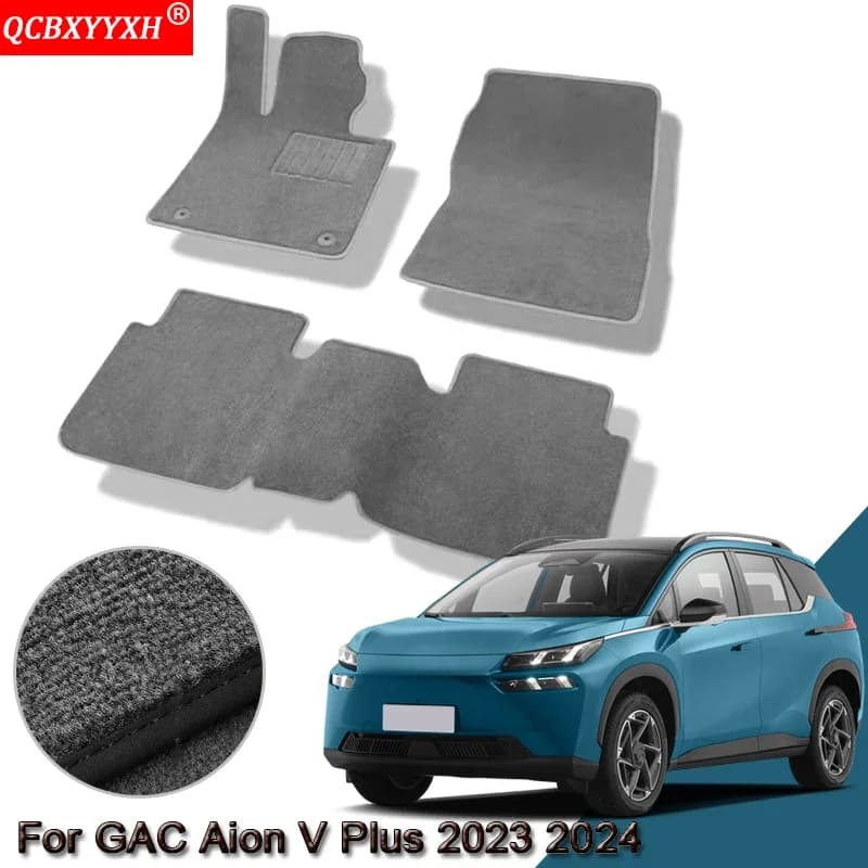 Custom Car Floor Mats For GAC Aion V Plus 2023 2024 Waterproof Non-Slip Floor Mats Internal Protection Carpets Rugs Accessory