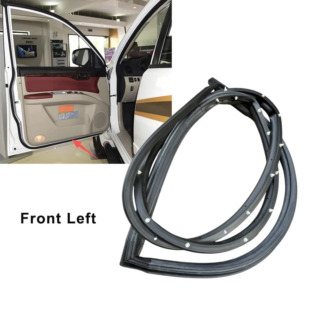 Door Opening Outer Weatherstrip Rubber Sealing for Mitsubishi Pajero Montero Sport 2008-2016 Challenger Nativa KH4W KG6W KH9W