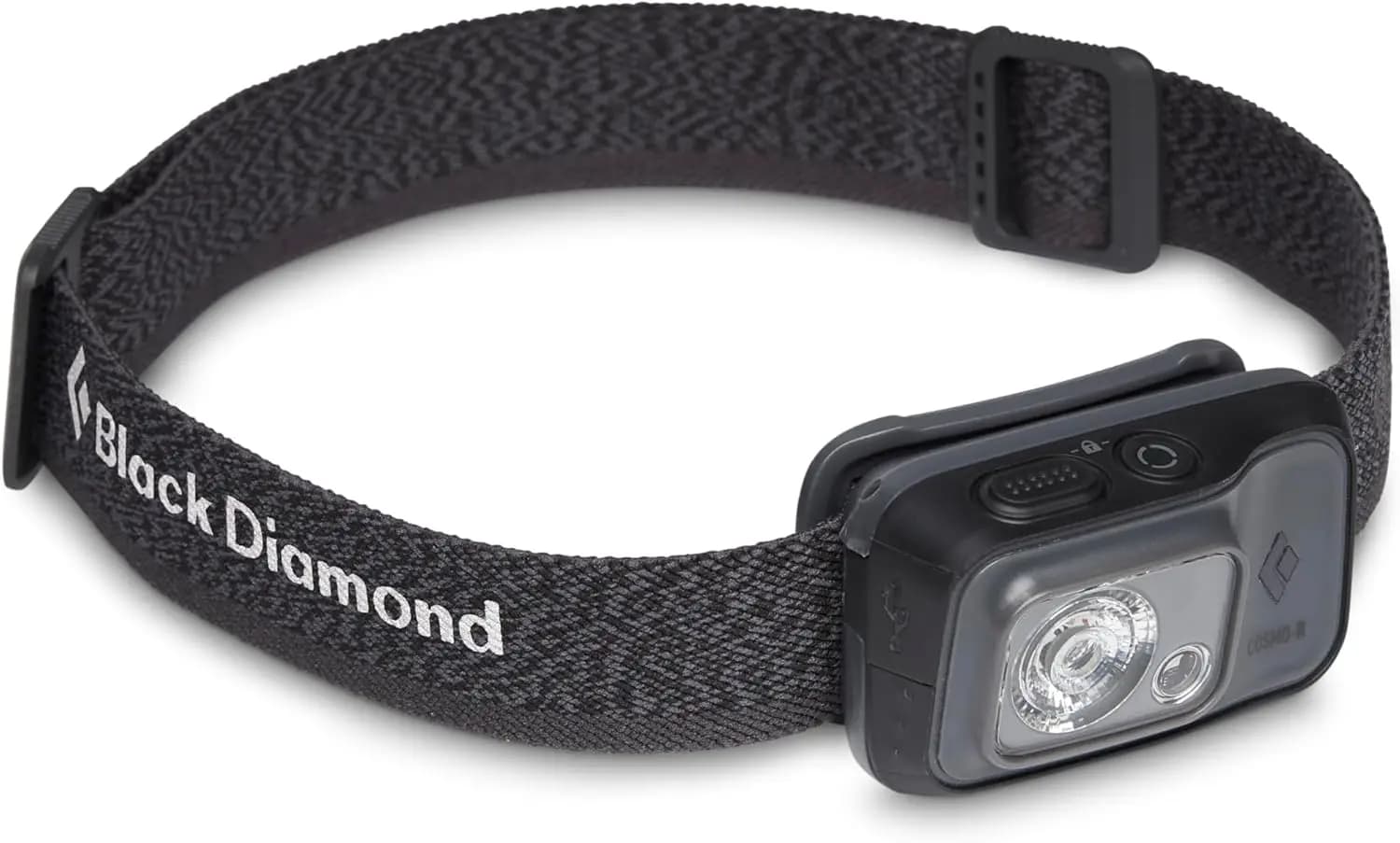 Lampada Frontale Ricaricabile da 350 Lumen con Micro-USB, Impermeabile e Dimmerabile per Campeggio ed Escursionismo
