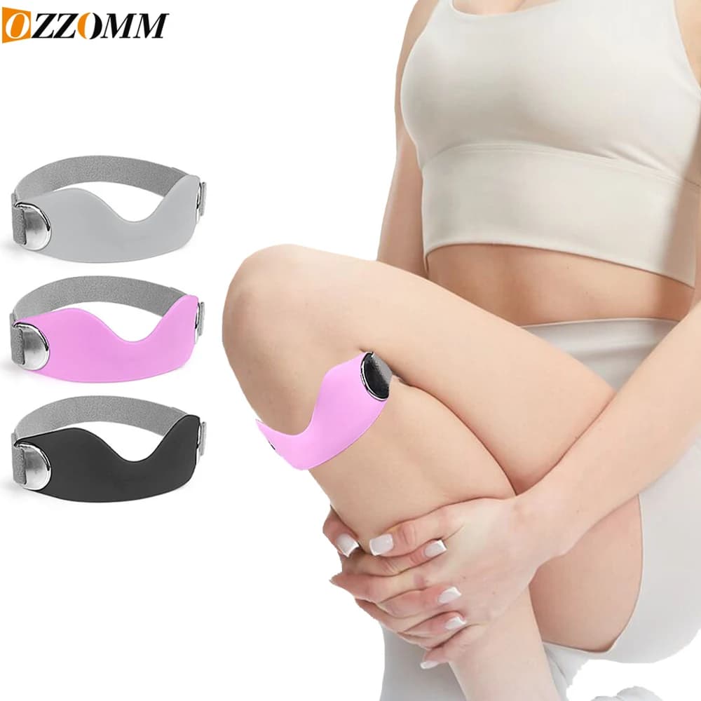 Supporto in Silicone per Tendine Rotulee, Fascia Regolabile Antiscivolo per Stabilizzazione del Ginocchio, Ideale per Ginocchio da Salto, Tendinite, Sport