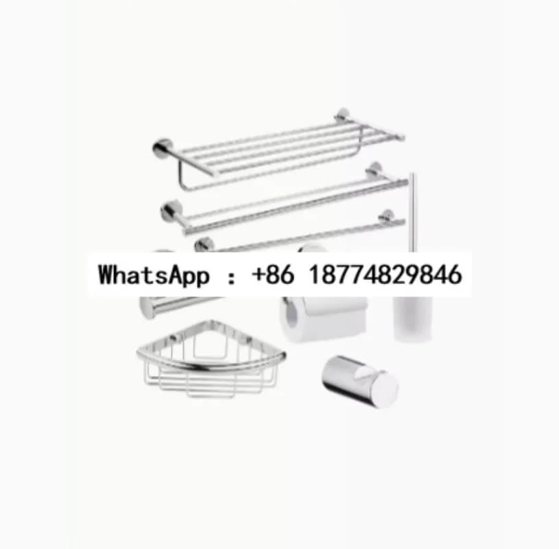 Hansgrog Jargers porta asciugamani porta asciugamani appendiabiti porta carta igienica scopino set da cinque pezzi