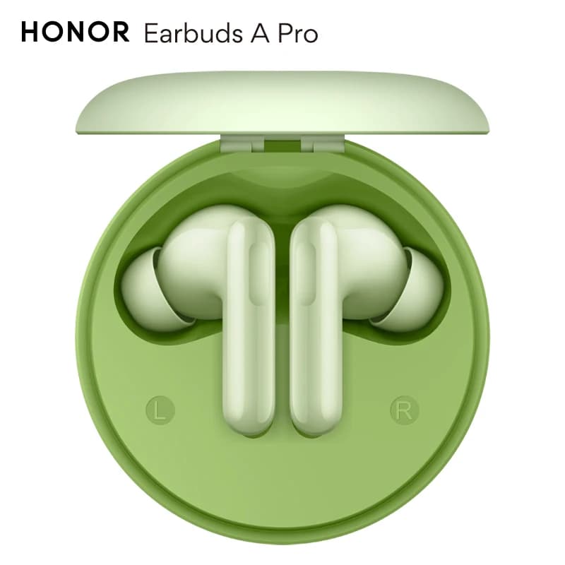 HONOR Auricolari A Pro Cuffie wireless Bluetooth 5.3 Cuffie ANC con riduzione attiva del rumore TWS Durata della batteria di 42 ore IP54