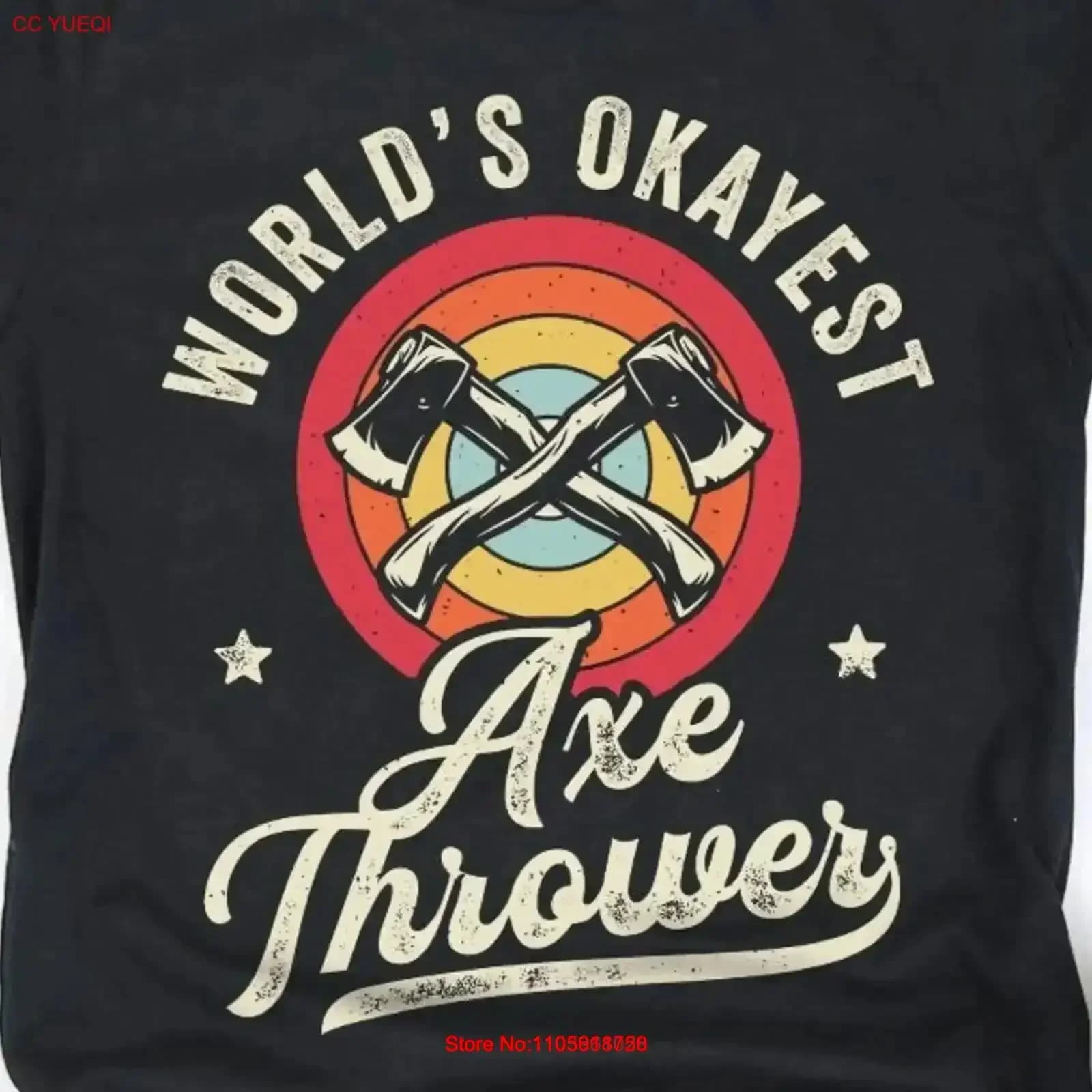 Axe Thrower T Shirt Throwing for s Competition Hatchet Design vintage Washed Comfortable Slightly Stretched fashion vintage