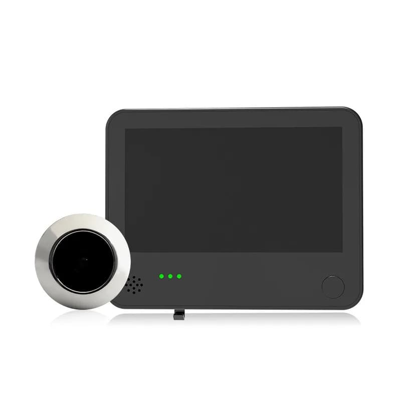 Smart Cat Eye Wifi Video Doorbell 4.3 Inch 160 ° Surveillance Camera Home Remote Wireless Intercom