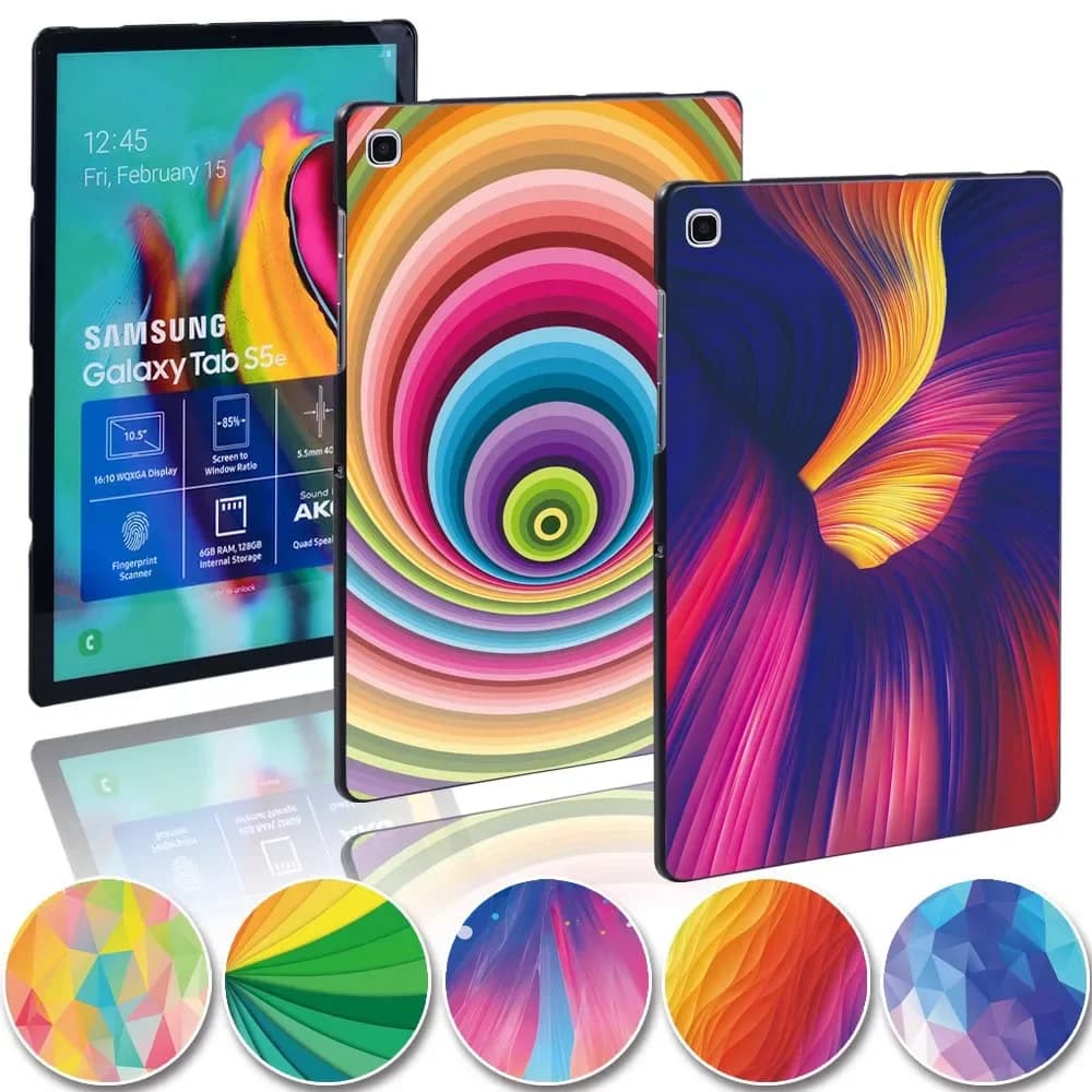 Custodia per Samsung Galaxy Tab A 10.1 T510/T515/T580/T585/A 7.0 9.7 10.5/E 9.6/S5e Tablet Custodia rigida protettiva + stilo gratuito