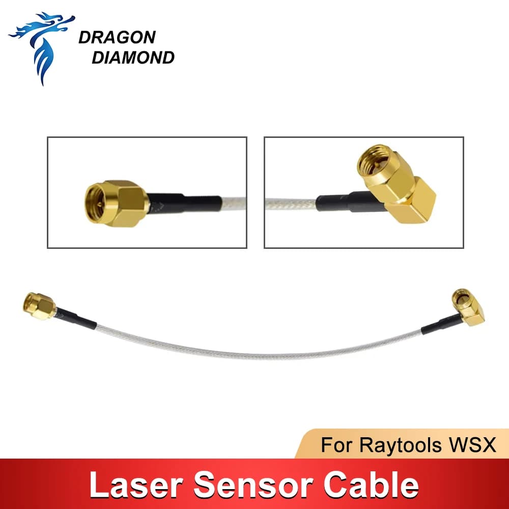 2pcs Laser Sensor Cable Wire For Precitec Raytools WSX Optical Fiber Laser Amplifier Preamplifier Cutting Head Machine