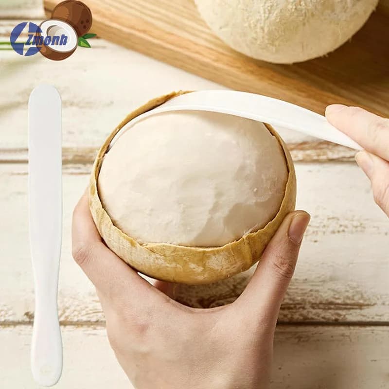 Coconut Egg Opener Kit With Scraper Multipurpose Soft Knife Set for Kitchen Baking Cafe Restaurant Breakfast Use 1/3/5pcs