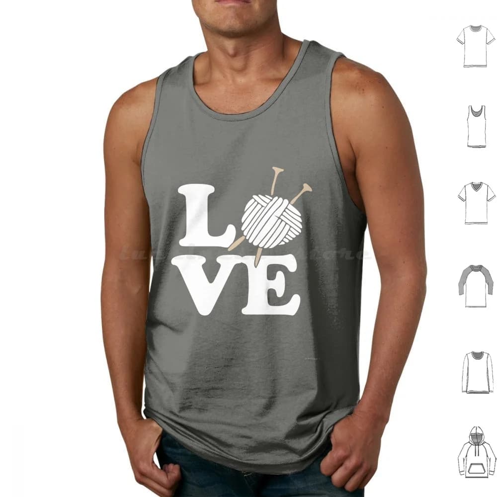 Love To Knit Canottiere Gilet senza maniche Love To Knit Love Knit Knitting Filati per maglieria Filetti all'uncinetto