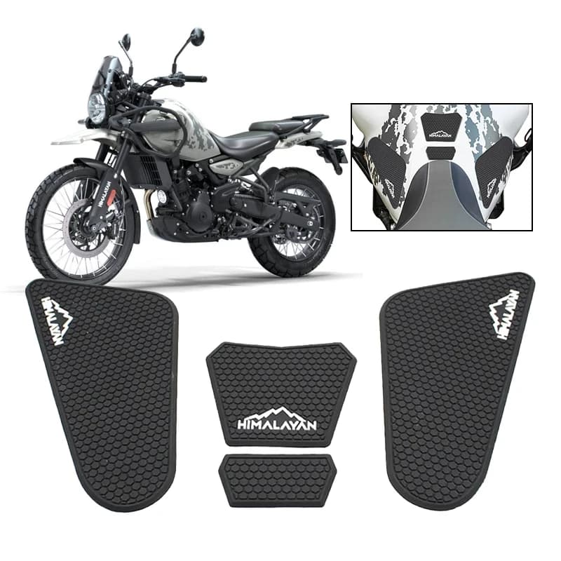 HIMALAYAN450 Rilievo del serbatoio del gas Ginocchio Grip Traction Pad Serbatoio antiscivolo Protezione adesivi per Himalaya 450 2024 2025 Himalaya Moto