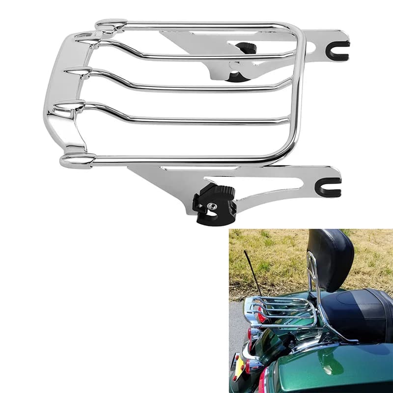 Motorcycle Two Up Luggage Rack Fit For Harley Touring Street Glide Road king FLTR FLHX Road Glide 2009-UP