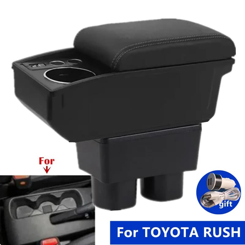 For TOYOTA RUSH Armrest Box For Toyota Avanza Rush Car Armrest box Storage box cup holder Dedicated Retrofit Car Accessories