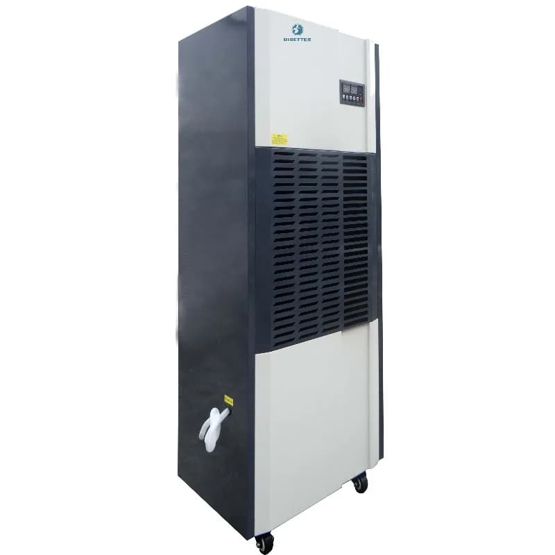 Deumidificatore Elettrico Commerciale con Tecnologia a Compressore Refrigerante, Capacità 240L/giorno, Controllabile tramite App per Uso Multiplo