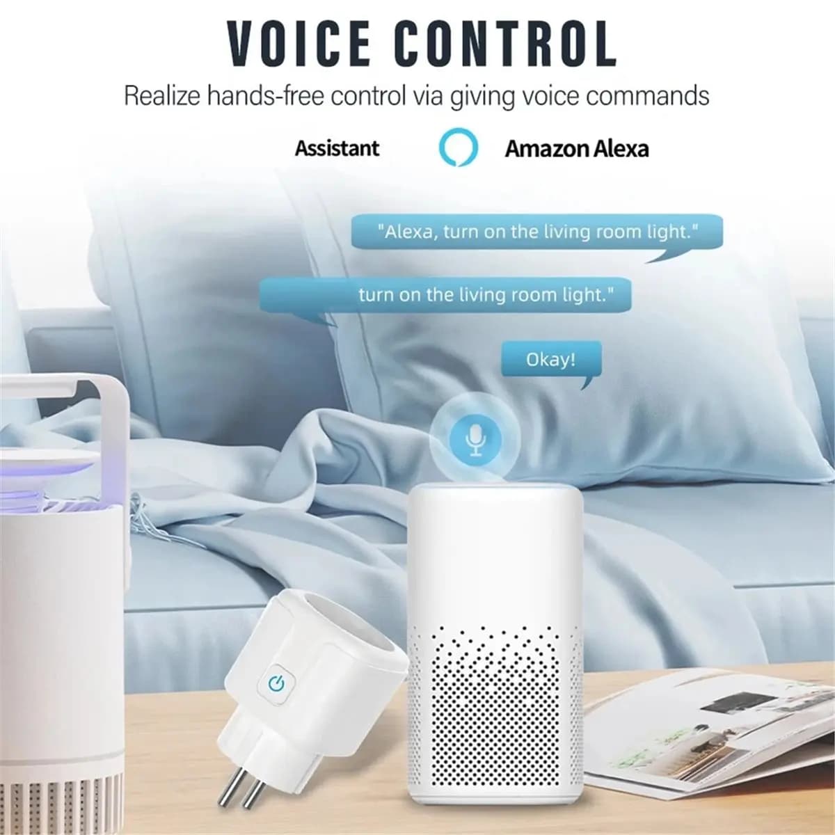 update. Tuya WiFi Smart Plug 16A EU Socket with Power Monitoring Timing Function Voice Control Via Tuya for Alexa GoogleHome(EU)