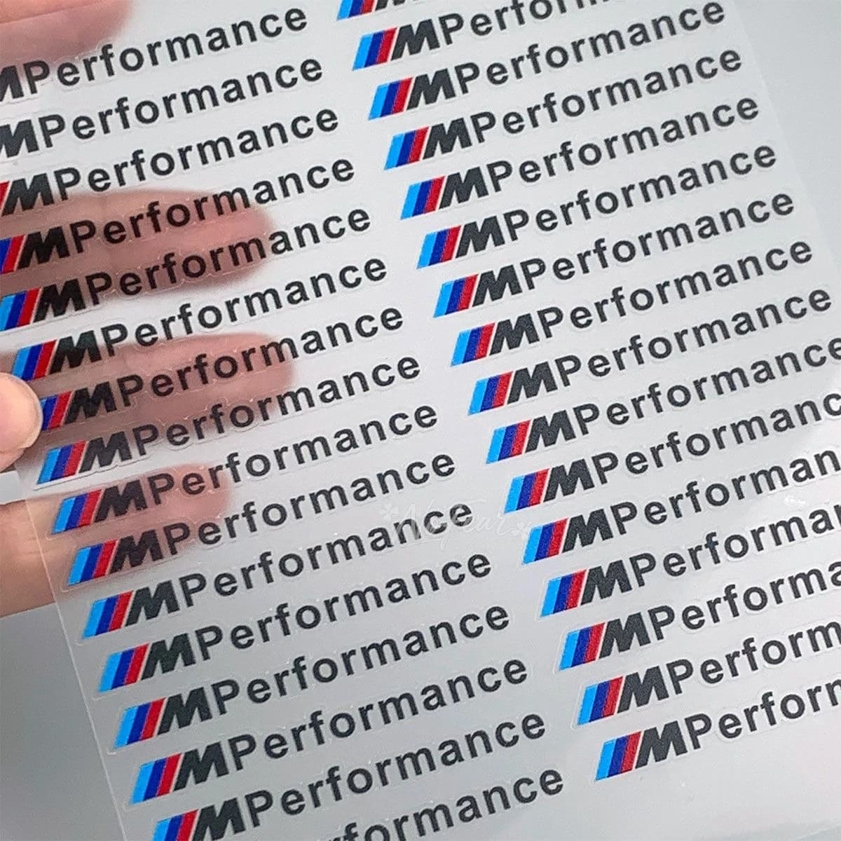 1PC Racing Sticker Set Waterproof Vinyl Decal for Motorcycle For Bmw M 50TH Power Performance E28 E30 E34 E36 E46 E60 E90 F84