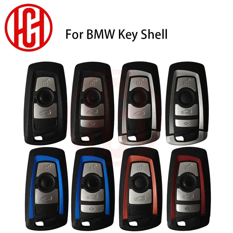 3/4 Pulsante CAS4 FEM Chiave Dell'automobile Colorata Borsette Custodia Della Copertura Per BMW 1 3 5 7 Serie E90 E92 E93 X3 X5 F10 F20 F30 F40 GT