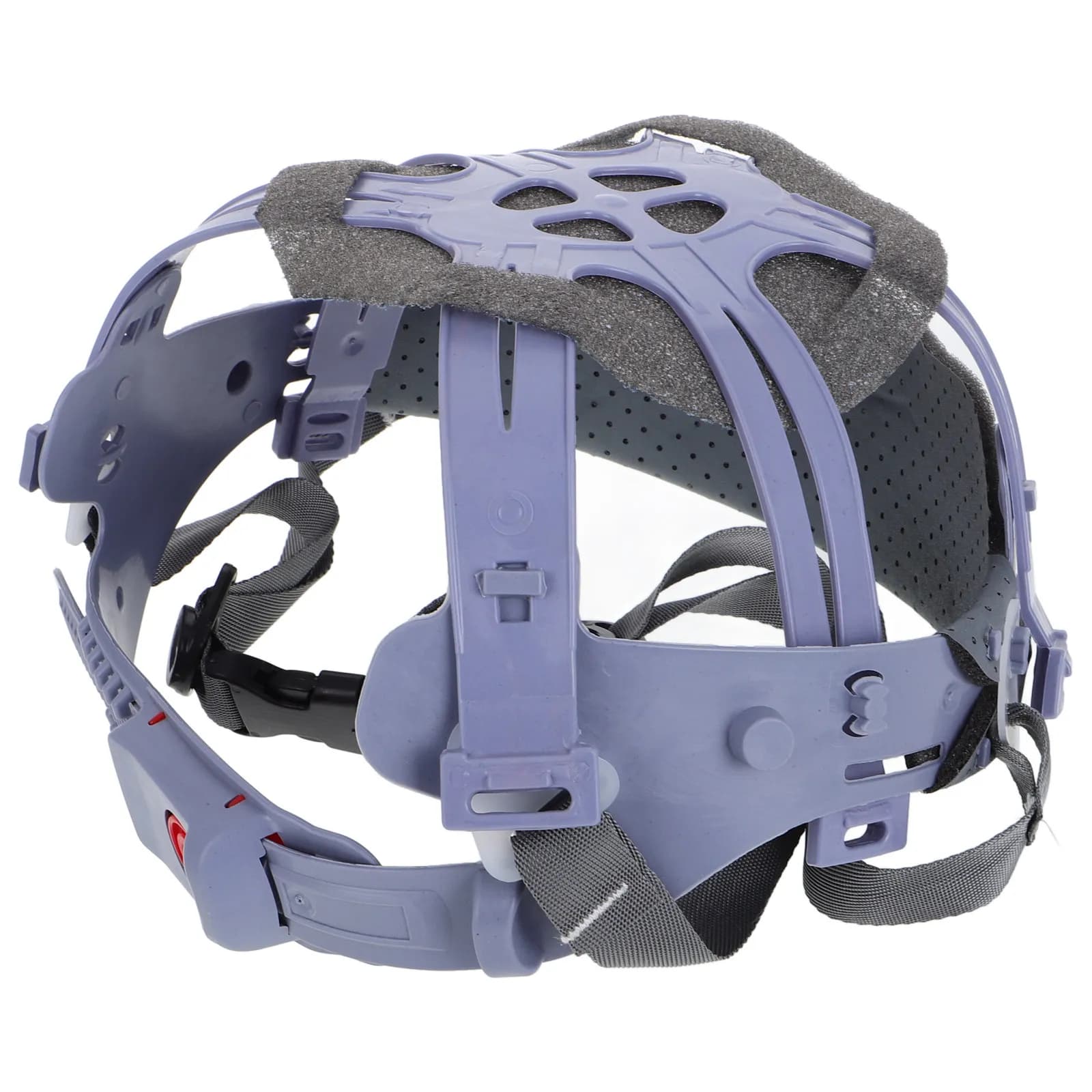 Inserto per Casco di Sicurezza Regolabile con Sospensione a 6 Punti, Protezione per la Testa, Grigio, Durevole e Traspirante
