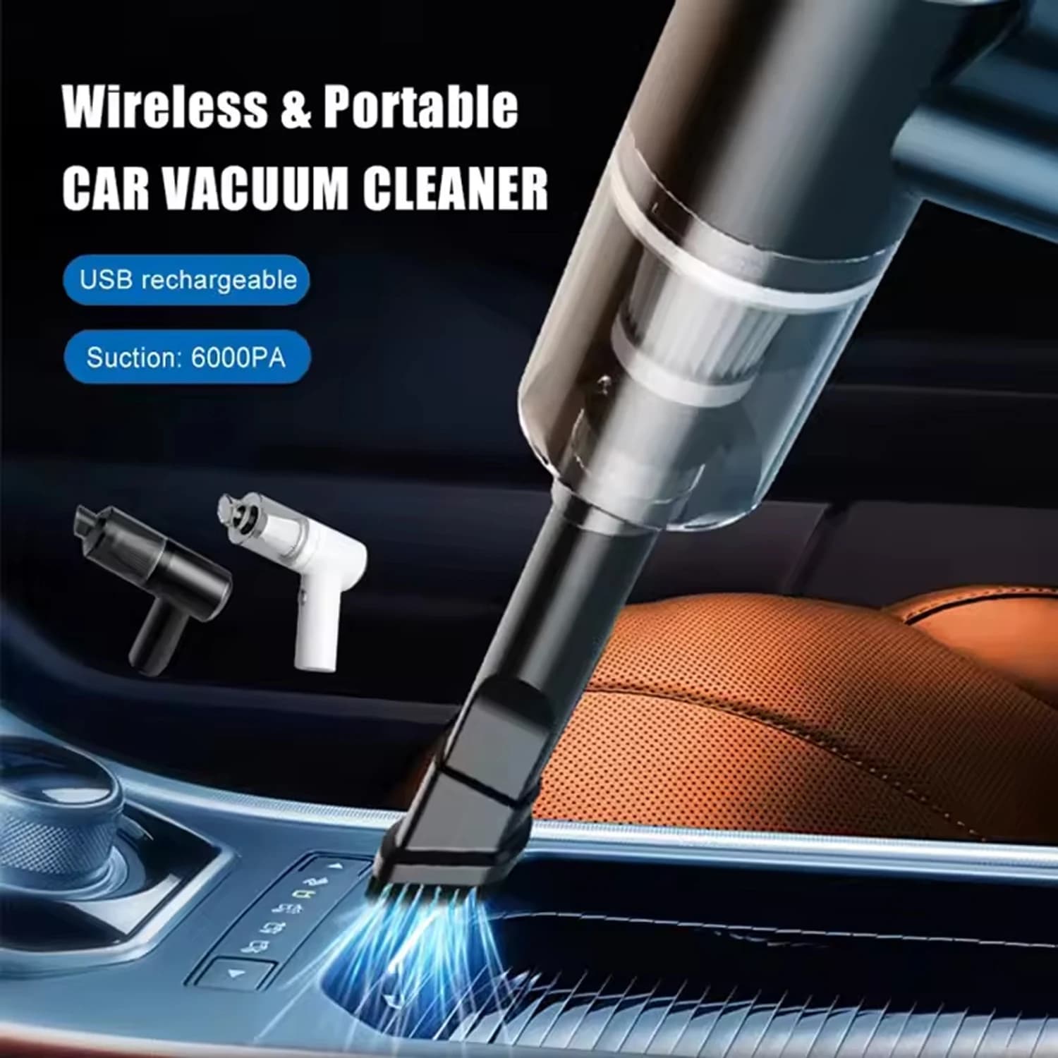 Nuovo aspirapolvere per auto Piccolo aspirapolvere portatile per veicoli multiuso Piccola pompa per uso domestico Aspirapolvere per auto portatile